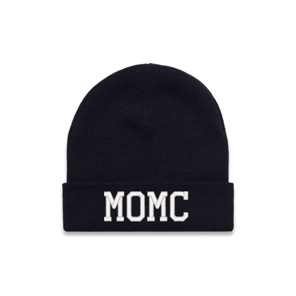 MOMC White Text - AS Colour Cuff Beanie Thumbnail