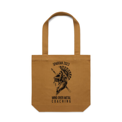 Spartan 2023 Team Black Graphic Tote Bag Thumbnail