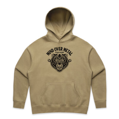 MOMC Mascot Black Graphic - Women’s Relaxed Fit Hoodie Thumbnail