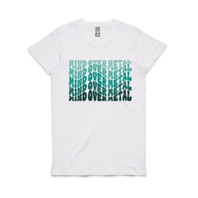 Mind Over Metal Groove Blue - Women's Maple Tee Thumbnail