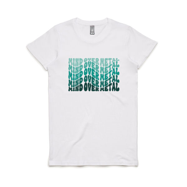 Mind Over Metal Groove Blue - Women's Maple Tee Thumbnail
